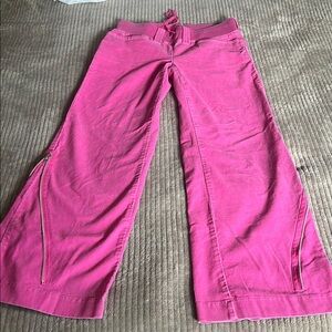 Vibrant Pink Pants with Zipper Detail rare find moda international